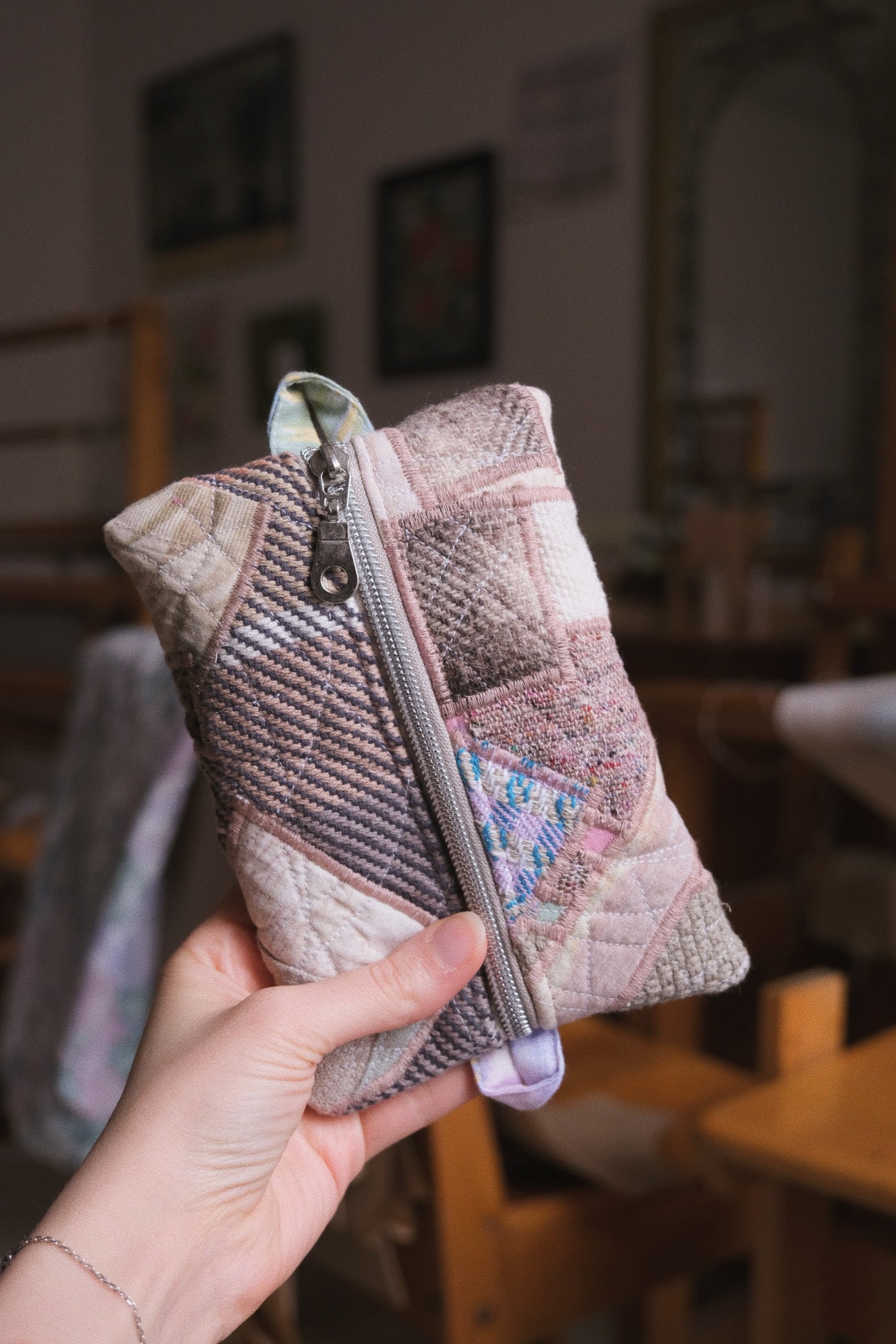 Petite pochette patchwork