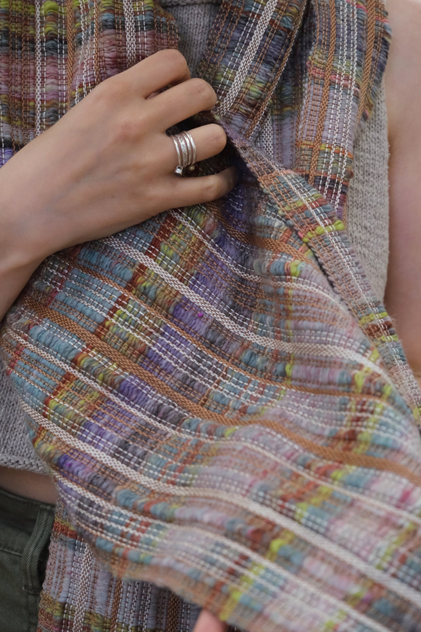 Foulard Novie - tissé et filé à la main