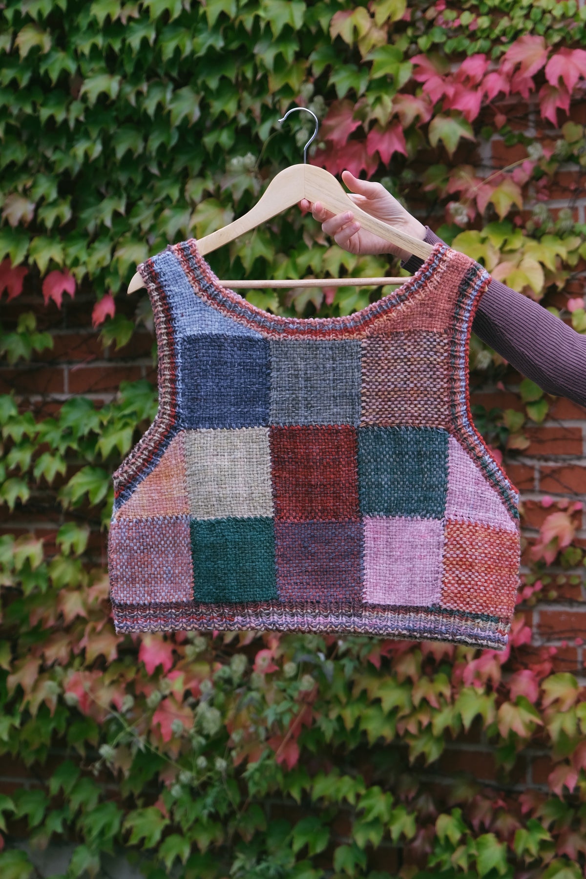 Weaving board pattern: the Paule vest
