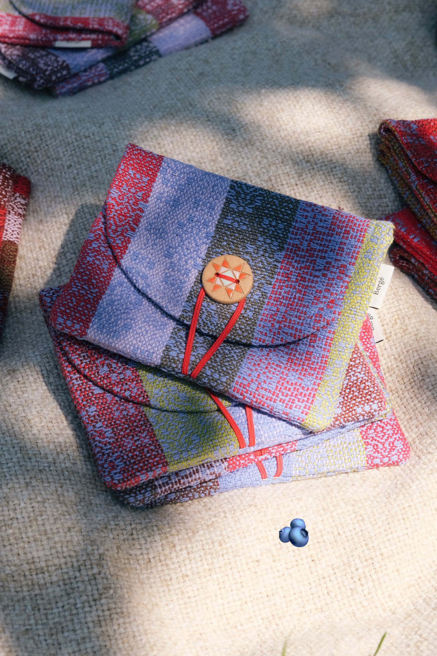 Pochette tissée Bergé X étincelle céramique