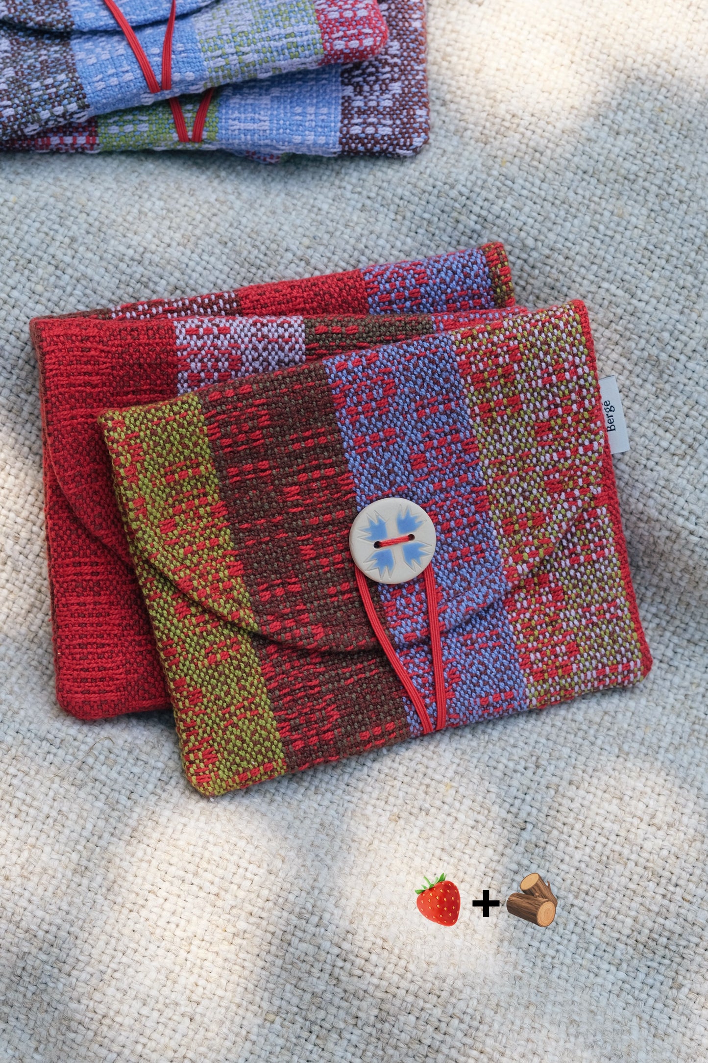 Pochette tissée Bergé X étincelle céramique