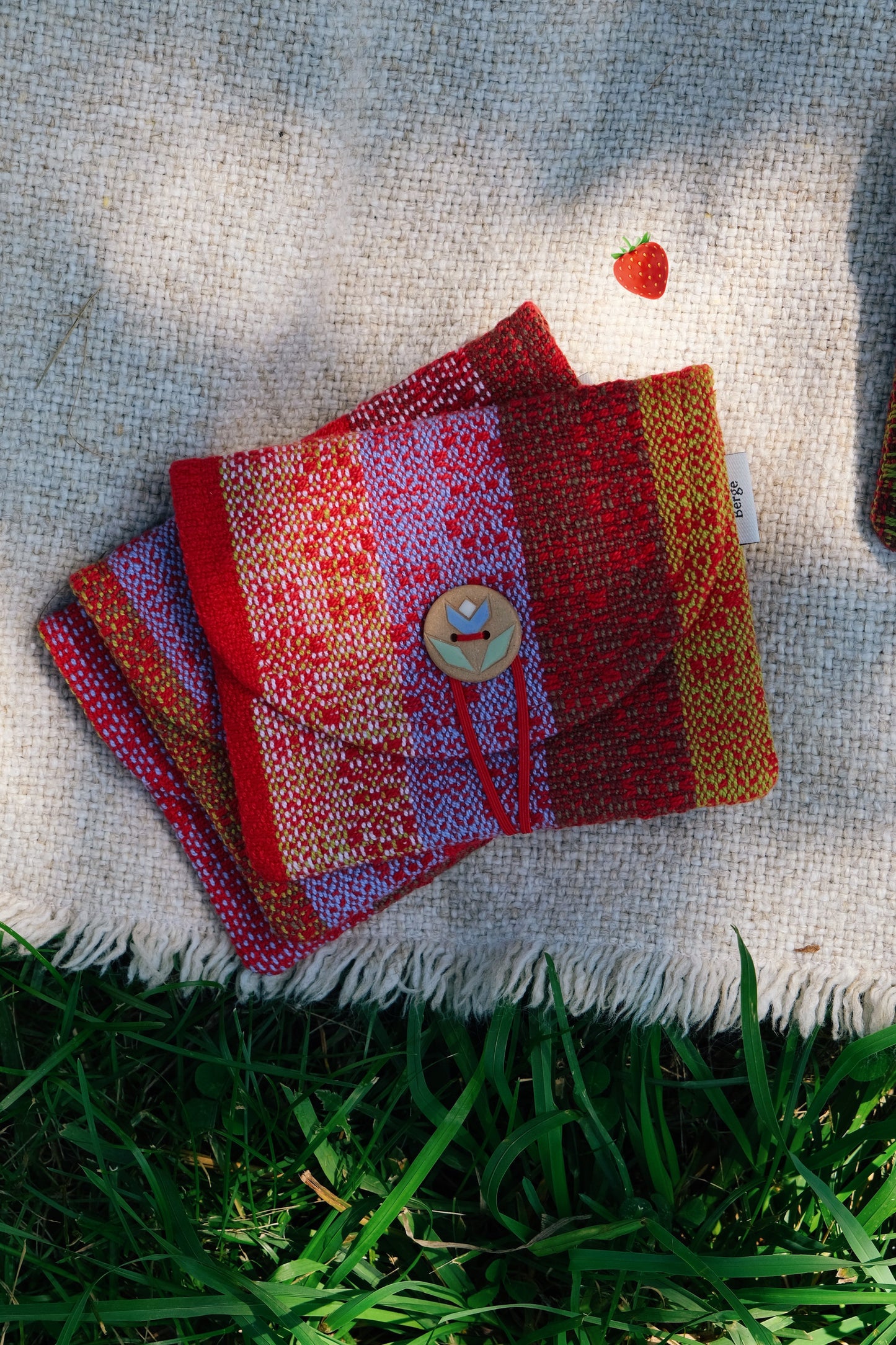 Pochette tissée Bergé X étincelle céramique