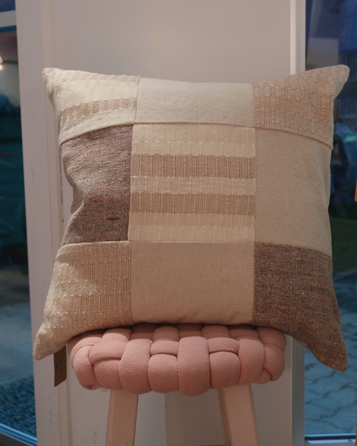 Patchwork cushion cover