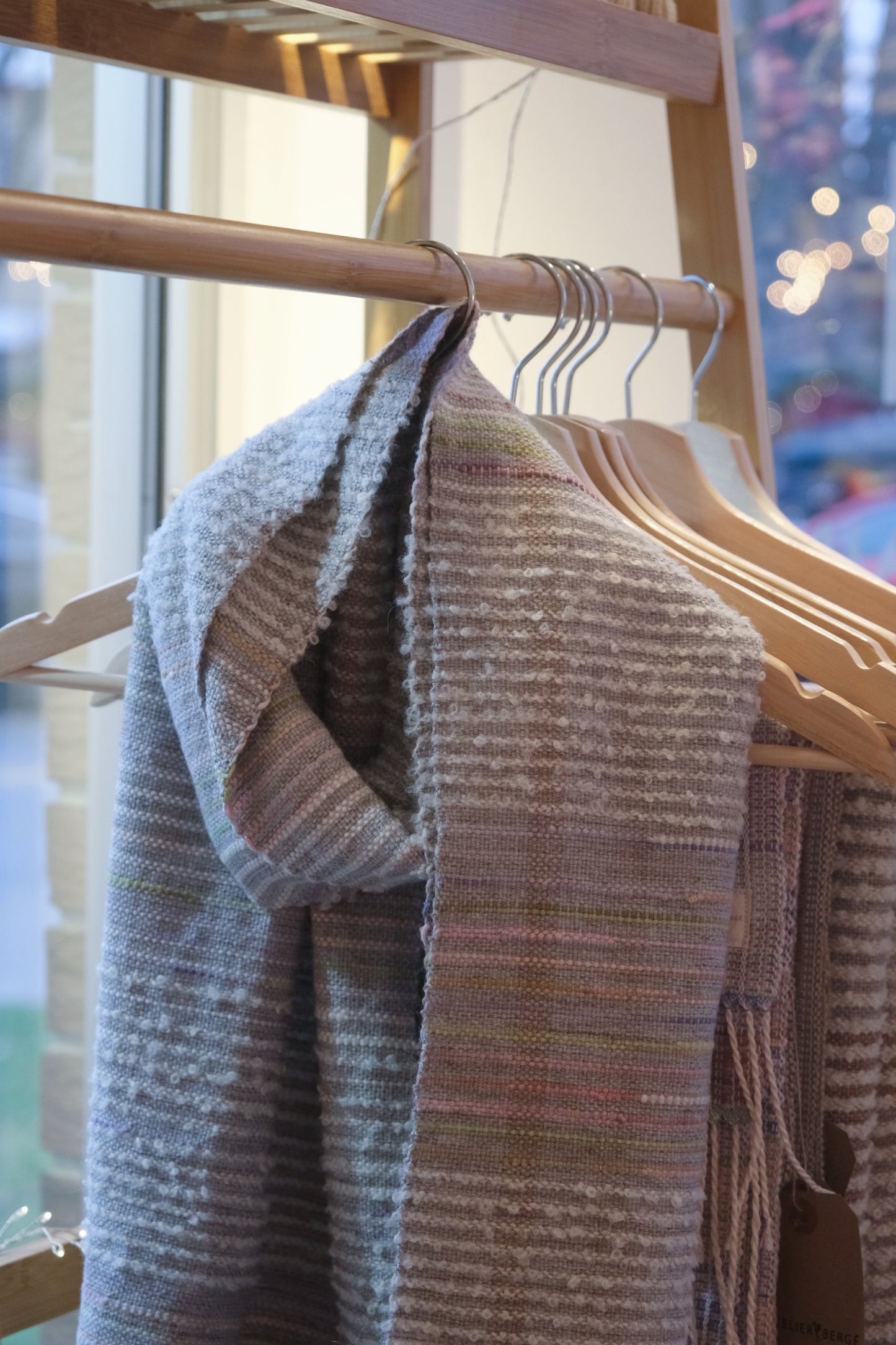 Foulard tissé en mérinos et alpaga - variant 2