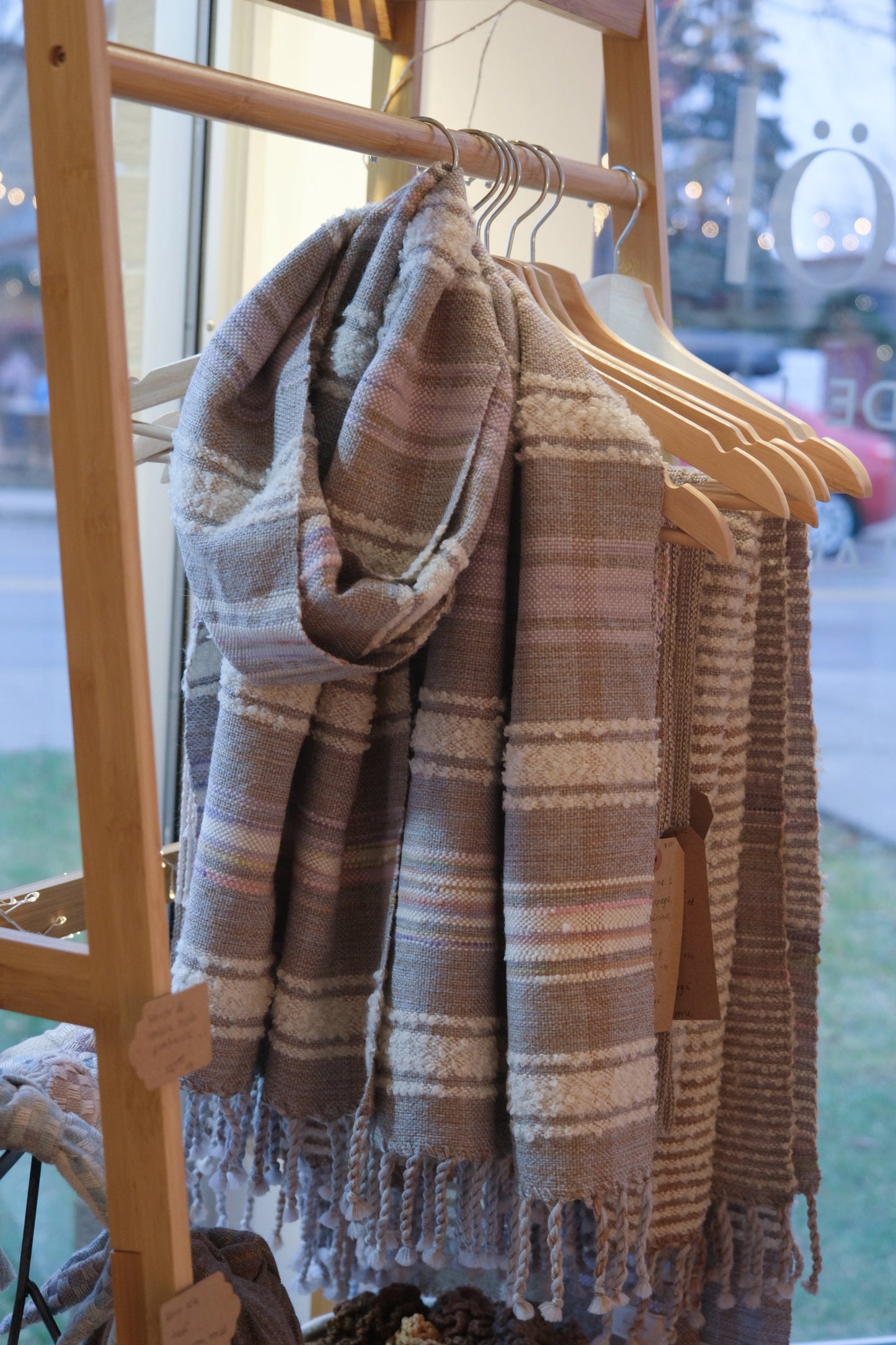 Foulard tissé en mérinos et alpaga - variant 3