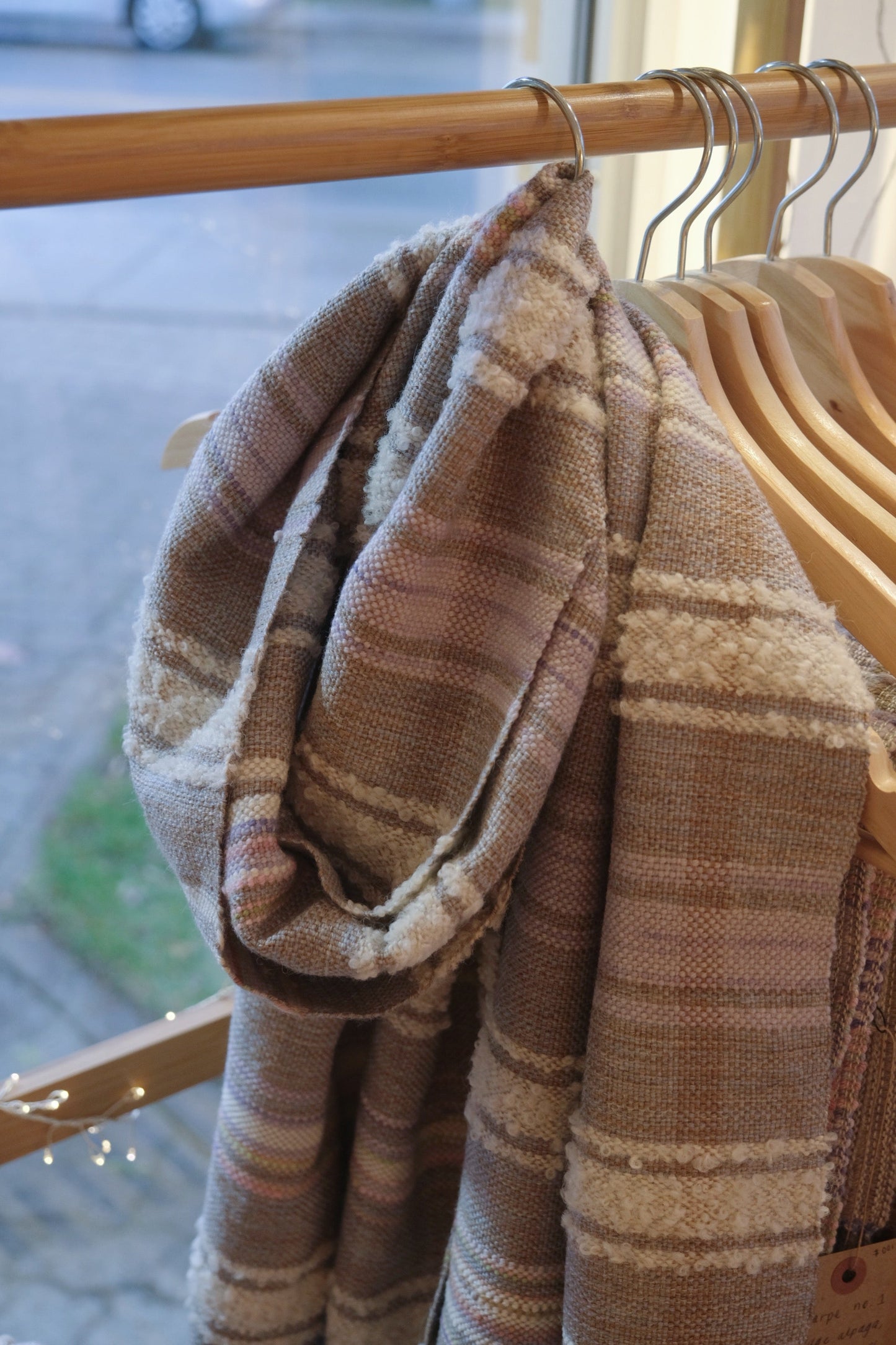 Foulard tissé en mérinos et alpaga - variant 3