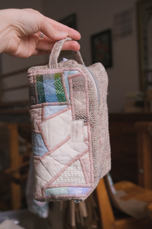 Grandes pochettes patchwork