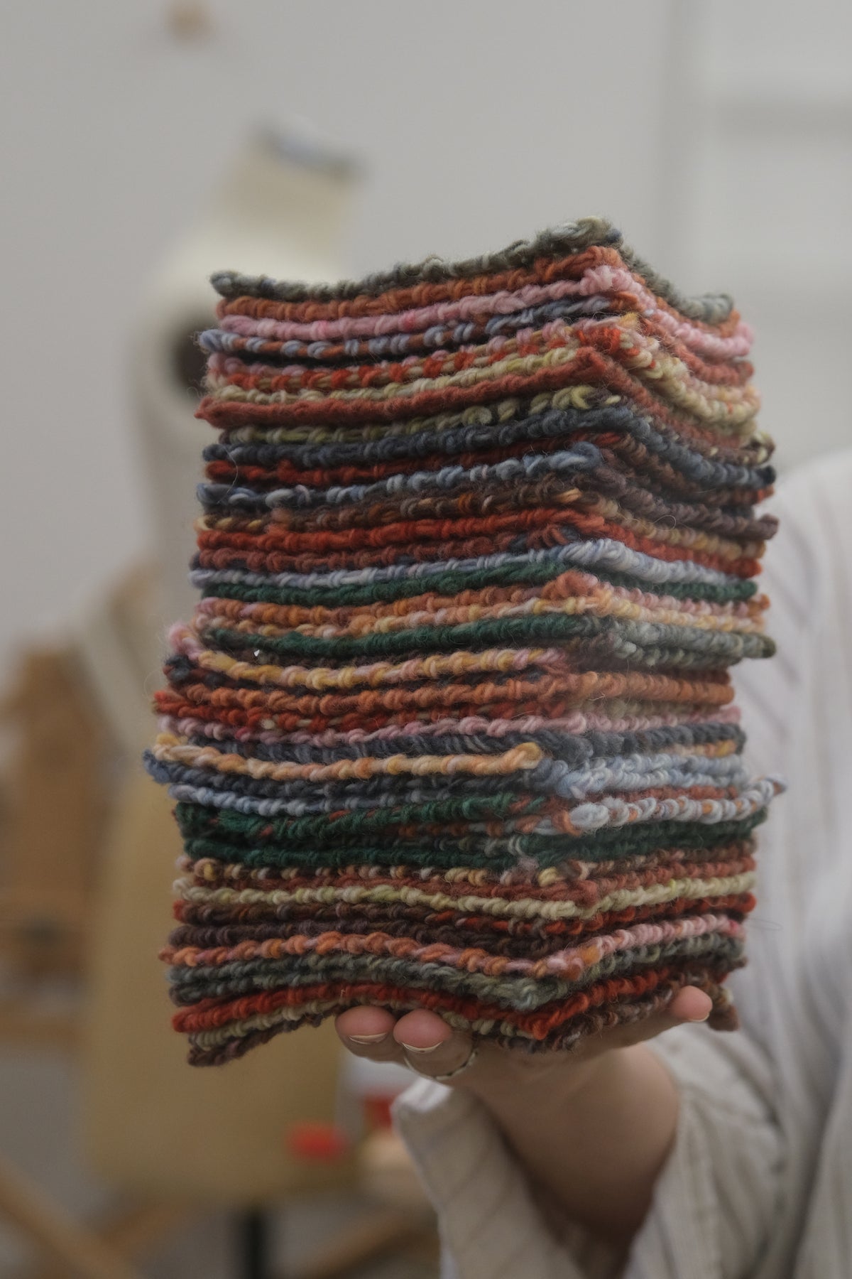 Weaving board pattern: the Paule vest