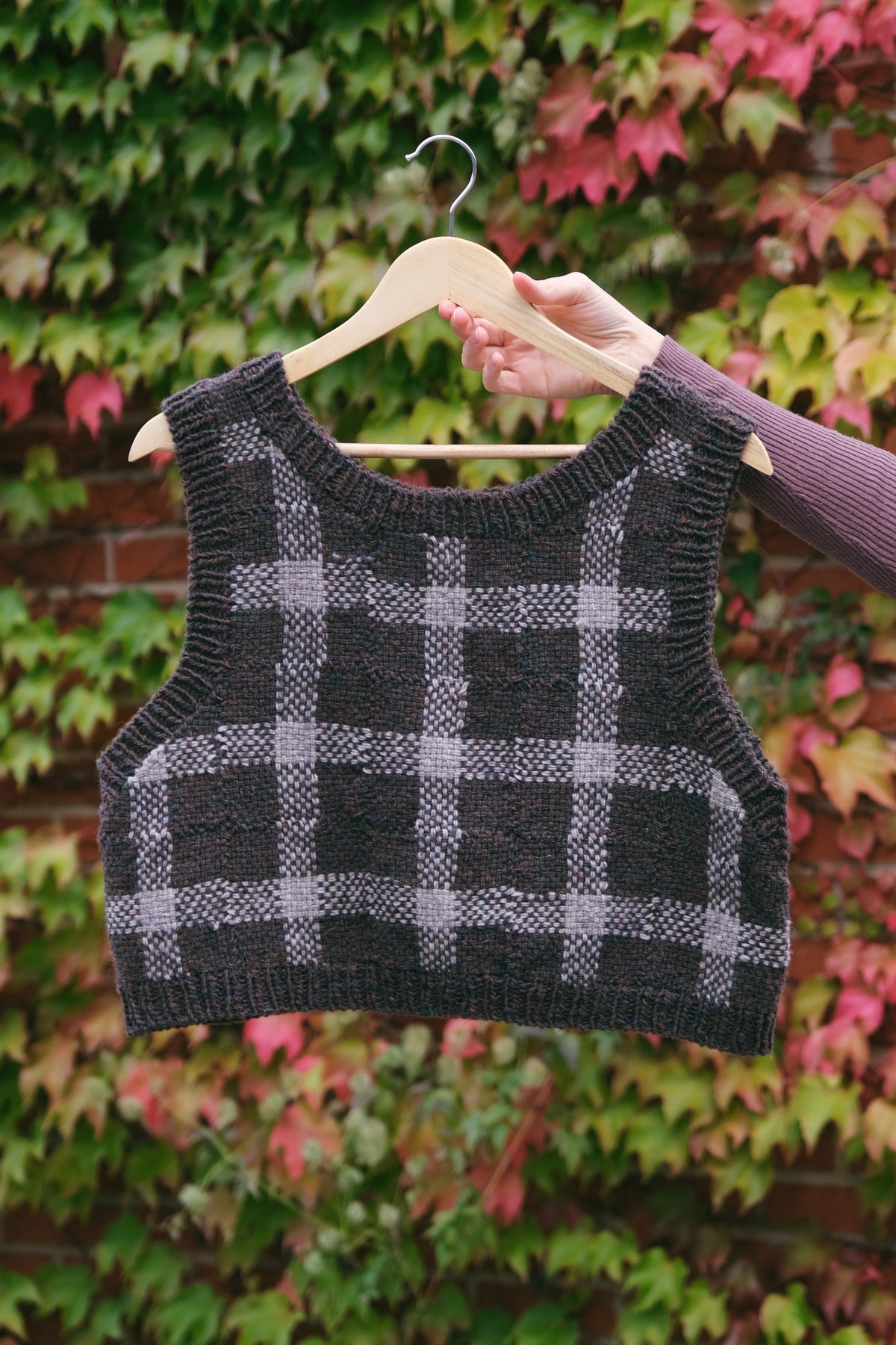 Weaving board pattern: the Paule vest