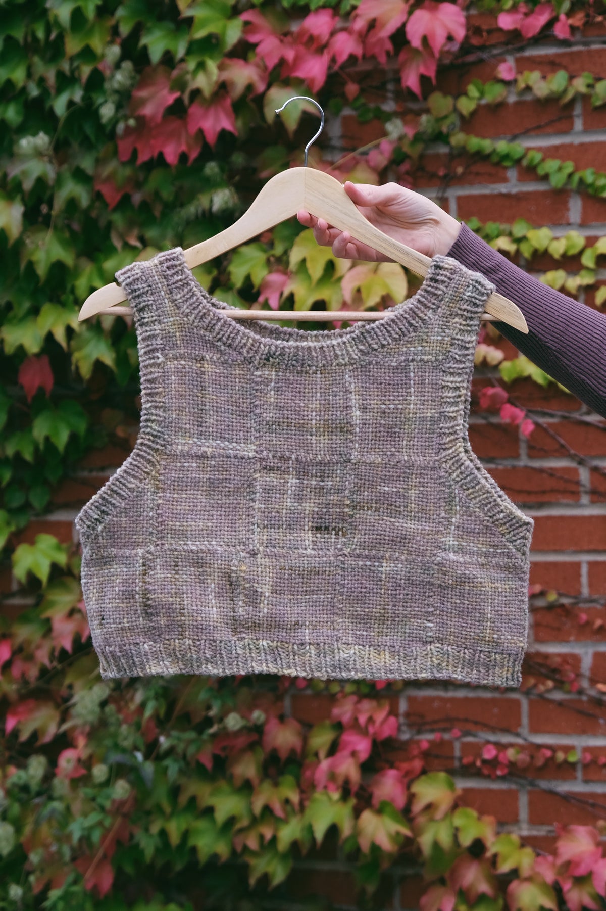 Weaving board pattern: the Paule vest