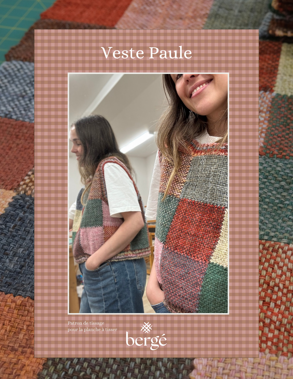 Weaving board pattern: the Paule vest