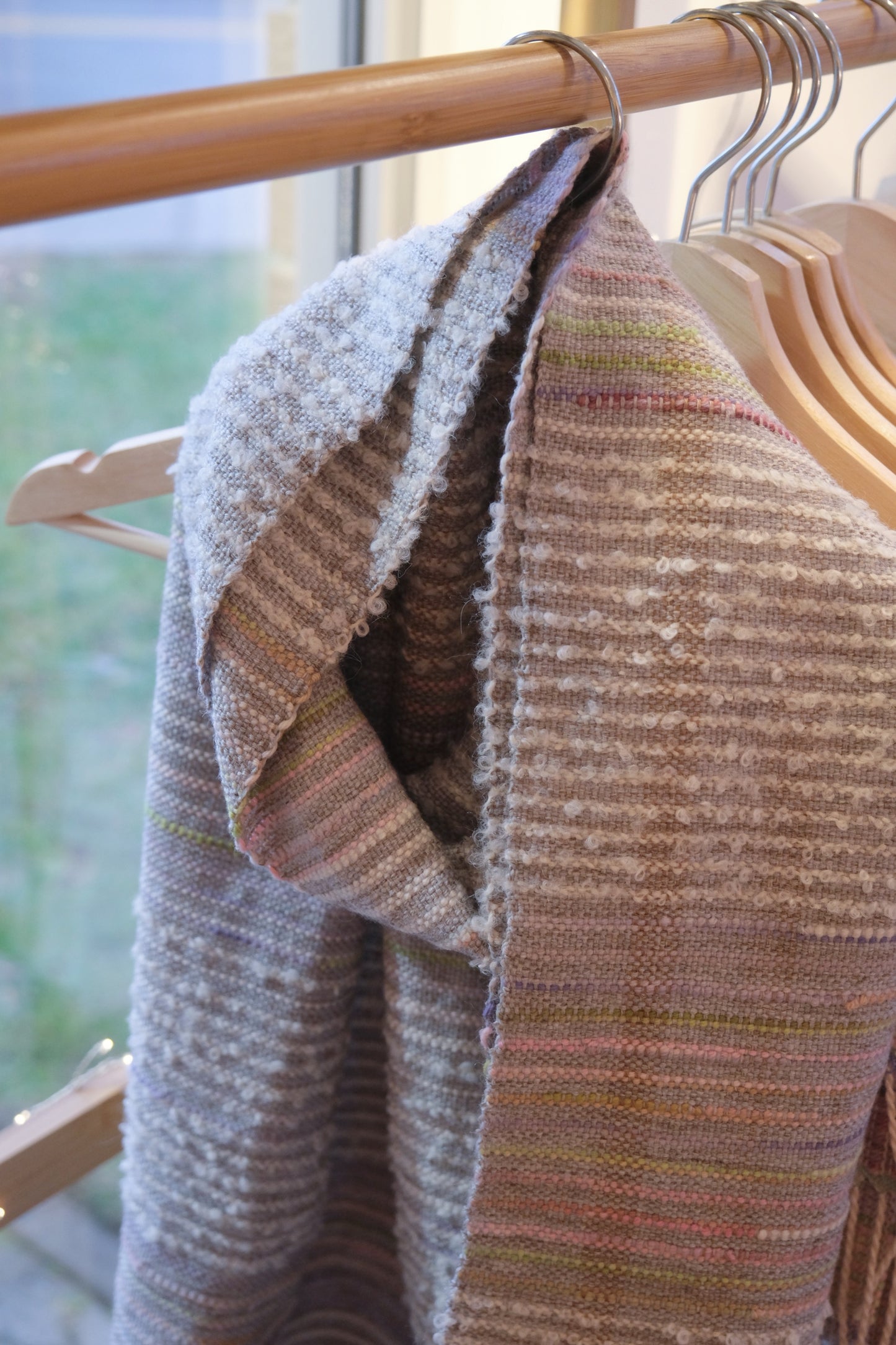 Woven merino and alpaca scarf - variant 2